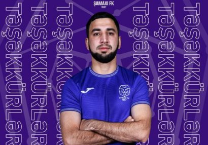 “Şamaxı” futbolçusu ilə yolları ayırdı
