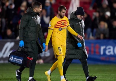 "Barselona" futbolçusunun uzun müddətə sıradan çıxdığını bəyan etdi