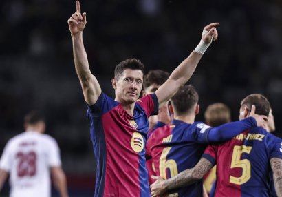 Levandovski Messini geridə qoydu, Ronaldunun rekordunu təkrarladı