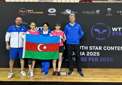 Azərbaycanın stolüstü tennisçilərindən daha bir mükafat