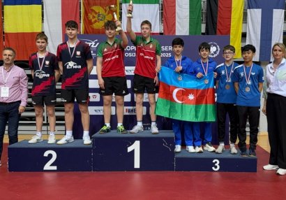Azərbaycanın stolüstü tennisçiləri Xorvatiyada medal qazandılar