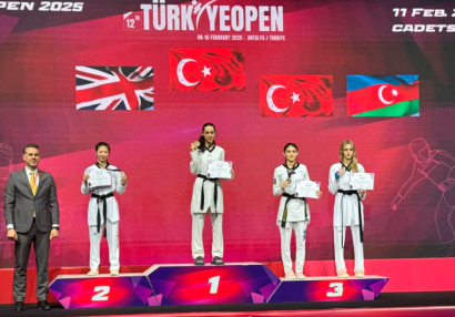 Daha bir Azərbaycan taekvondoçusu Türkiyədə medal qazandı