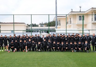 "Neftçi" "Beşiktaş"ın qonağı oldu - FOTOLAR
