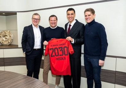 "Bayern Münhen" Musiala ilə müqavilə yenilədi - RƏSMİ
