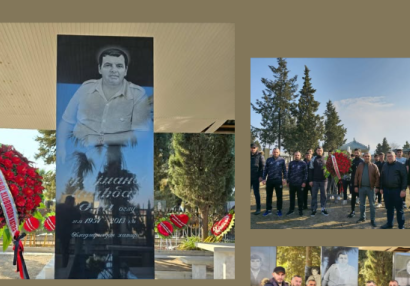 "Şəmkir"lilər klubun mərhum prezidentinin məzarını ziyarət etdilər