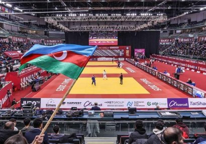 Azərbaycan cüdoçuları "Böyük Dəbilqə"ni 5 medalla başa vurdular