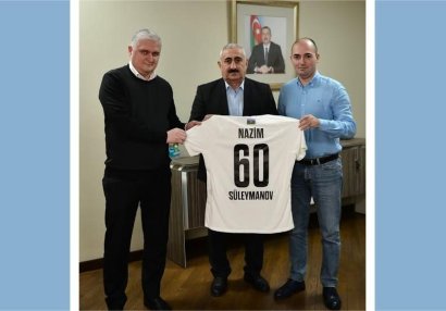 AFFA Nazim Süleymanovun yubileyini təbrik etdi