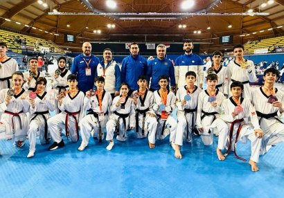 Azərbaycan taekvondoçuları Niderlandda 16 medal qazandılar