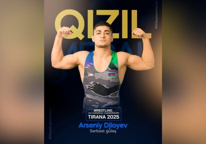 Azərbaycan güləşçisi AÇ-nin qalibi oldu