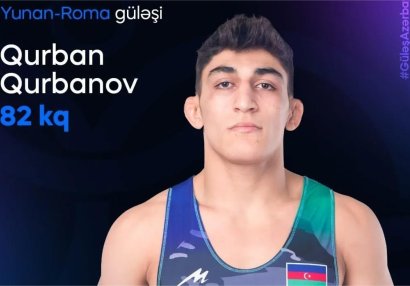 Qurban Qurbanov erməni güləşçiyə qalib gəldi