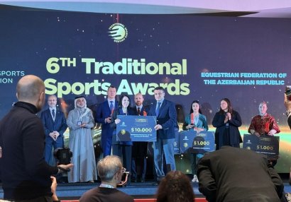 ARAF “Dünyanın ən yaxşı ənənəvi idman təşkilatı” mükafatını qazandı