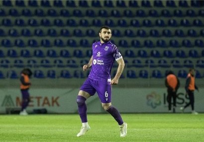 "Sumqayıt"ın kapitanı yubiley oyununu keçirdi
