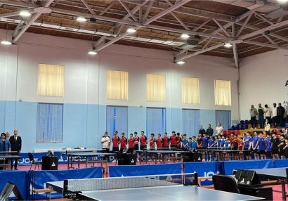 Stolüstü tennis üzrə Azərbaycan birinciliyinə yekun vuruldu