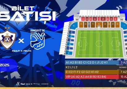 "Qarabağ"ın oyununun biletləri satışda