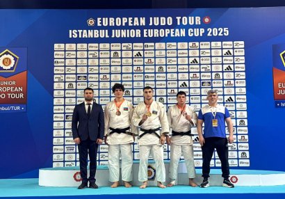 Avropa Kuboku: Azərbaycan cüdoçuları İstanbulda 7 medal qazandılar