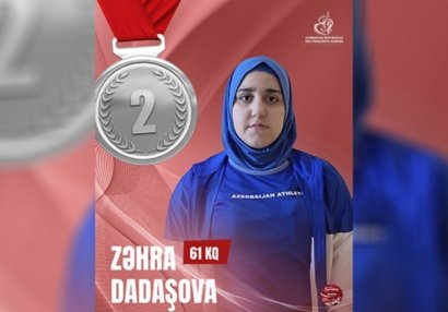 Dadaşova Gürcüstanda medal qazandı