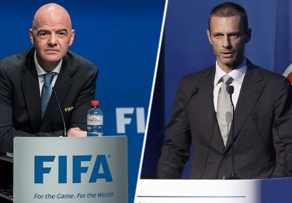 Qalmaqal: FİFA prezidenti konqresə 3 saat gecikdi, UEFA sərt bəyanat yaydı