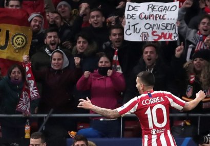 Dünya çempionu "Atletiko" forması ilə son ev oyunundan sonra paylaşım etdi