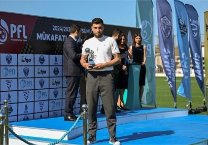 İkinci Liqanın bombardiri mükafatlandırıldı