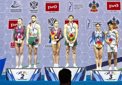 Azərbaycan gimnastları Krasnodarda 2 medal qazandılar
