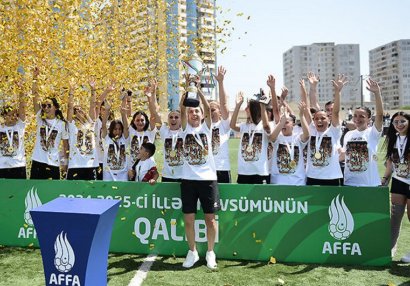 AFFA Yüksək Qızlar Liqasında 2024/2025 mövsümünün qalibləri mükafatlandırıldı