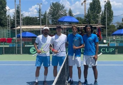 Azərbaycanın tennis millisi “Davis Cup”a qələbə ilə başladı