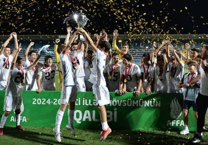 U-14 liqasına yekun vuruldu