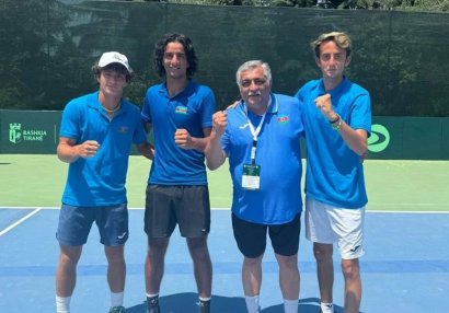 Azərbaycan millisi "Devis Cup"da 3-cü qrupa yüksəldi