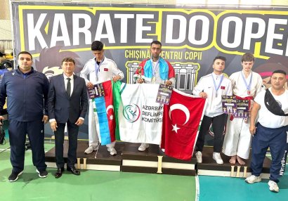 Karateçilərimizdən 1 qızıl, 2 gümüz, 3 bürünc medal