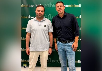 "Kəpəz" və "Panatinaikos" rəsmiləri arasında görüş olub