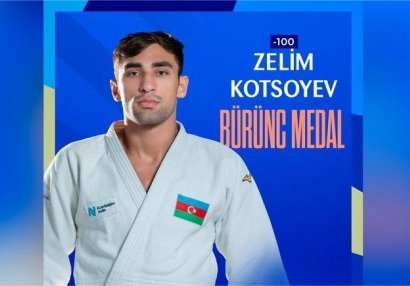 Zelim Kotsoyev dünya çempionatında "bürünc" qazandı
