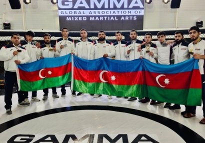 Azərbaycan idmançıları MMA üzrə dünya çempionatında 3 "qızıl" qazandılar