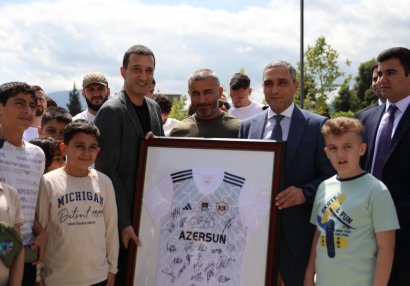 "Qarabağ" Xankəndidəki Qarabağ Universitetində - FOTO