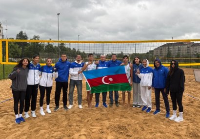 Azərbaycan milliləri Ermənistan və Gürcüstani yenərək 1/4 finala yüksəldilər