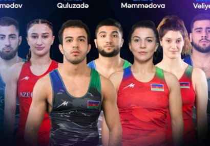 Azərbaycan güləşçiləri 6 medal qazandılar
