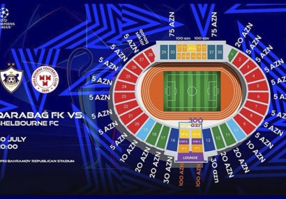 "Qarabağ"ın ÇL oyununa biletlər satışa çıxarıldı