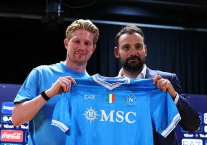 De Bröyne "Napoli"də nömrə seçimini etdi