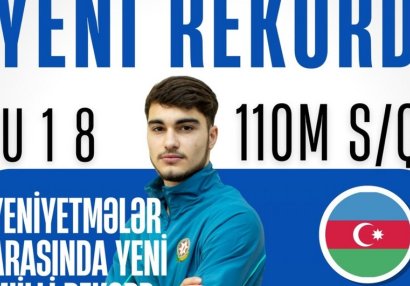 Əmir İsmayılov Skopyedə rekorda imza atdı