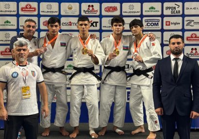Avropa Kuboku: Azərbaycan cüdoçularından 2 "qızıl", 1 "gümüş", 1 "bürünc"