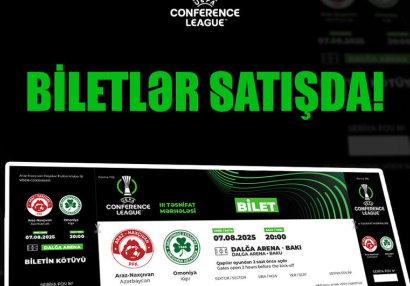 "Araz-Naxçıvan"ın "Omoniya" ilə oyunun biletləri satışa çıxarıldı