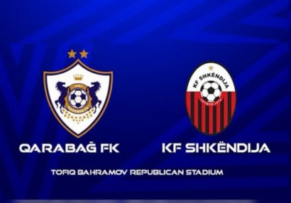 Çempionlar Liqası: "Şkendiya" azarkeşləri üçün ayrılmış yerlər "Qarabağ" tərəfdarları üçün satışa çıxarılır