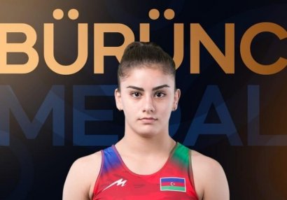 Azərbaycanın qadın güləşçisi dünya çempionatında bürünc medal qazanıb