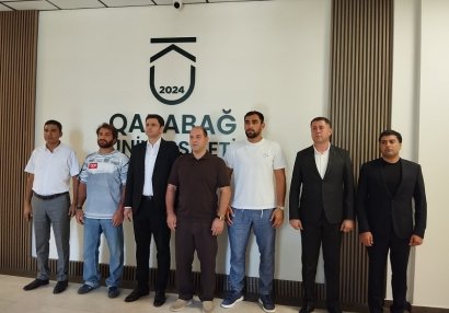 Olimpiya çempionları Qarabağda
