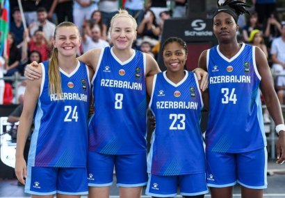 Azərbaycanın 3x3 basketbol millisi Dünya Qadın Seriyasının Səbail mərhələsinin1/4 finalına yüksəlib