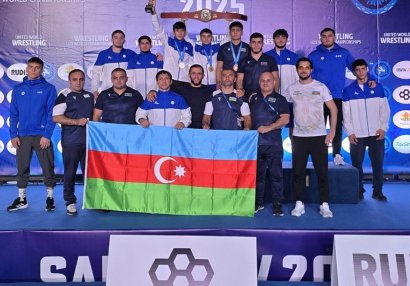 Azərbaycanın yunan-Roma güləşi millisi dünya çempionatında üçüncü olub