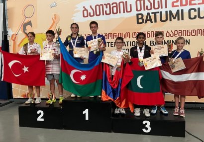 Azərbaycan badmintonçuları Gürcüstanda keçirilən beynəlxalq turnirdə 11 medal qazanıblar