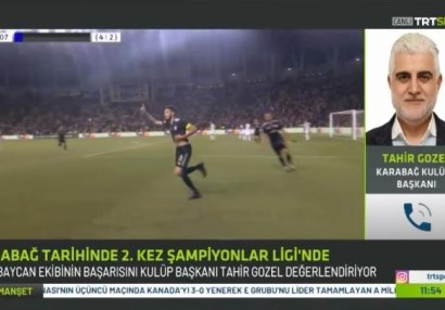 Tahir Gözel &ldquo;TRT Spor&rdquo;da - VİDEO