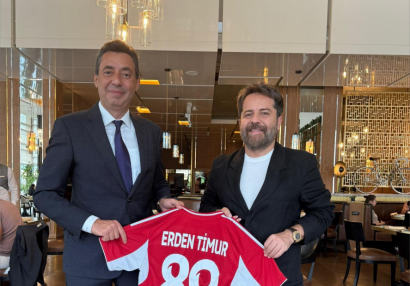 Ehtiram Quliyev "Qalatasaray"ın İdarə Heyətinin sabiq sədri ilə görüşdü
