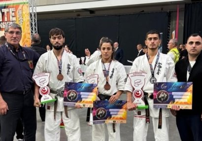 Karateçilərimiz Avropa çempionatında 3 medal qazandılar