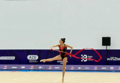 III MDB Oyunları: Azərbaycan gimnastı gümüş medal qazandı